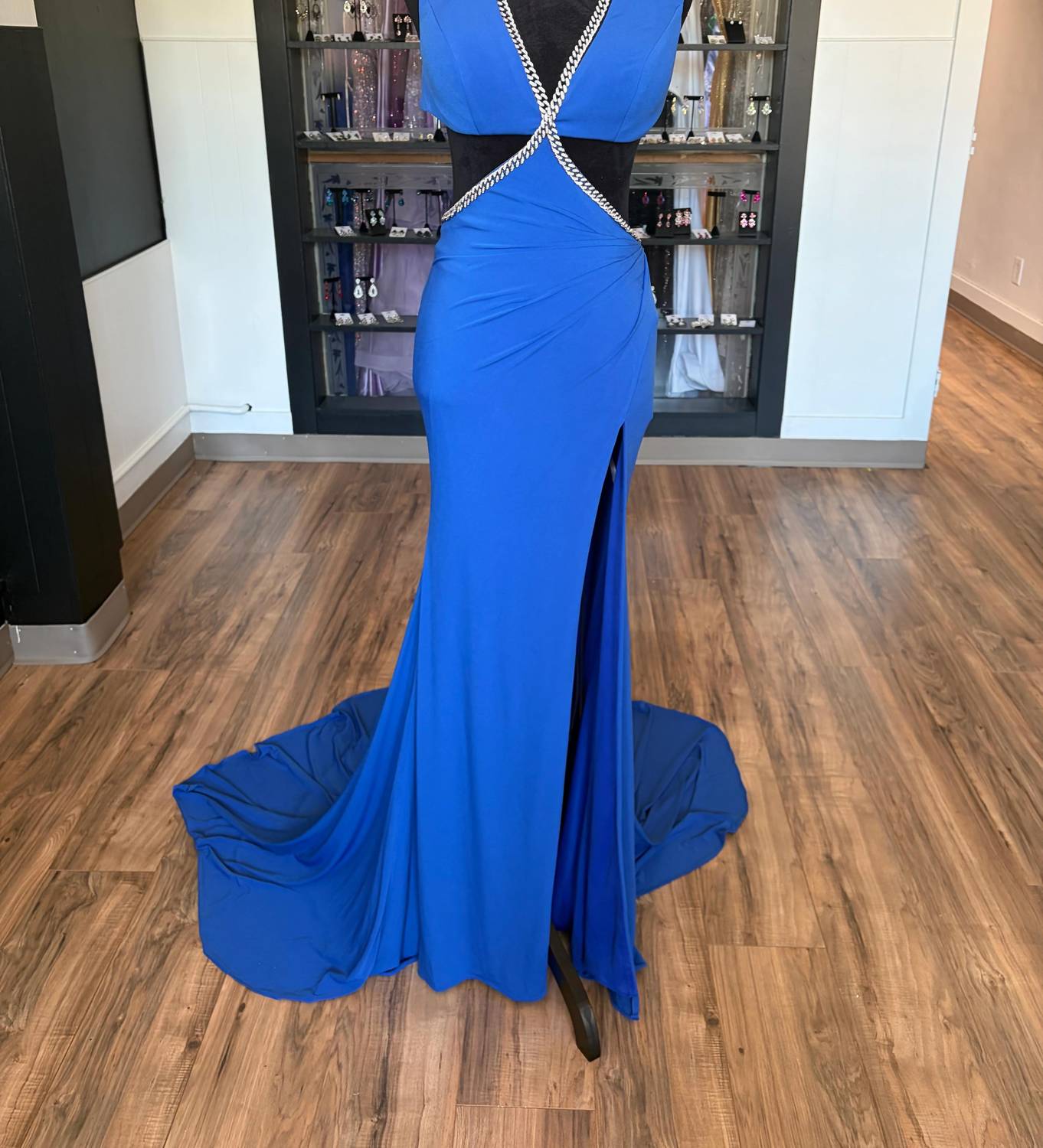 Jovani - Women's Deep V-neck Dress
