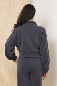 Vintage Havana - Luxe Cloud Quarter Zip Sweater