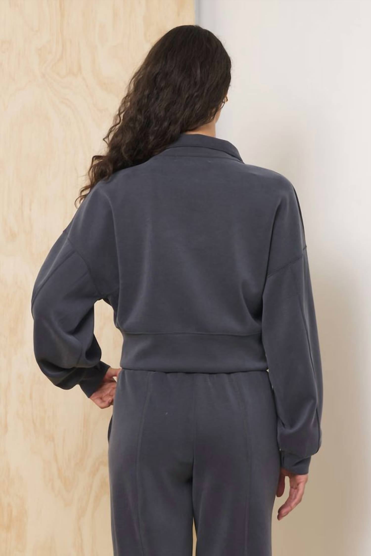Vintage Havana - Luxe Cloud Quarter Zip Sweater