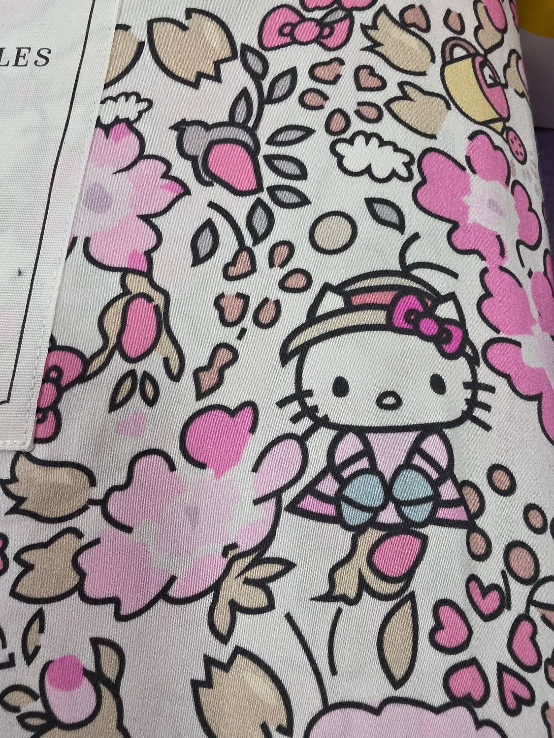 Charlies Project - Girl's Garden Kitty Bamboo Twin Sheet Set