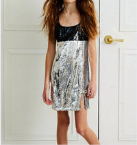 Theme - Nelly Sequin Dress With Bow