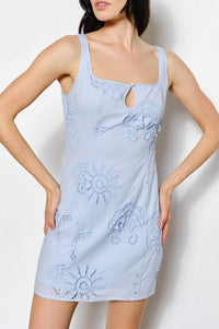 Pretty Garbage - Lily Eyelet Mini Dress
