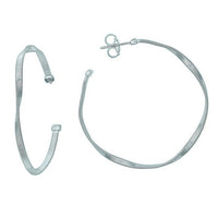Marco Bicego - Women's 18k White Gold Marrakech Hoop Earrings