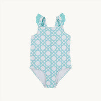 The Beaufort Bonnet Company - GIRLS' LONG BAY BATHING SUIT