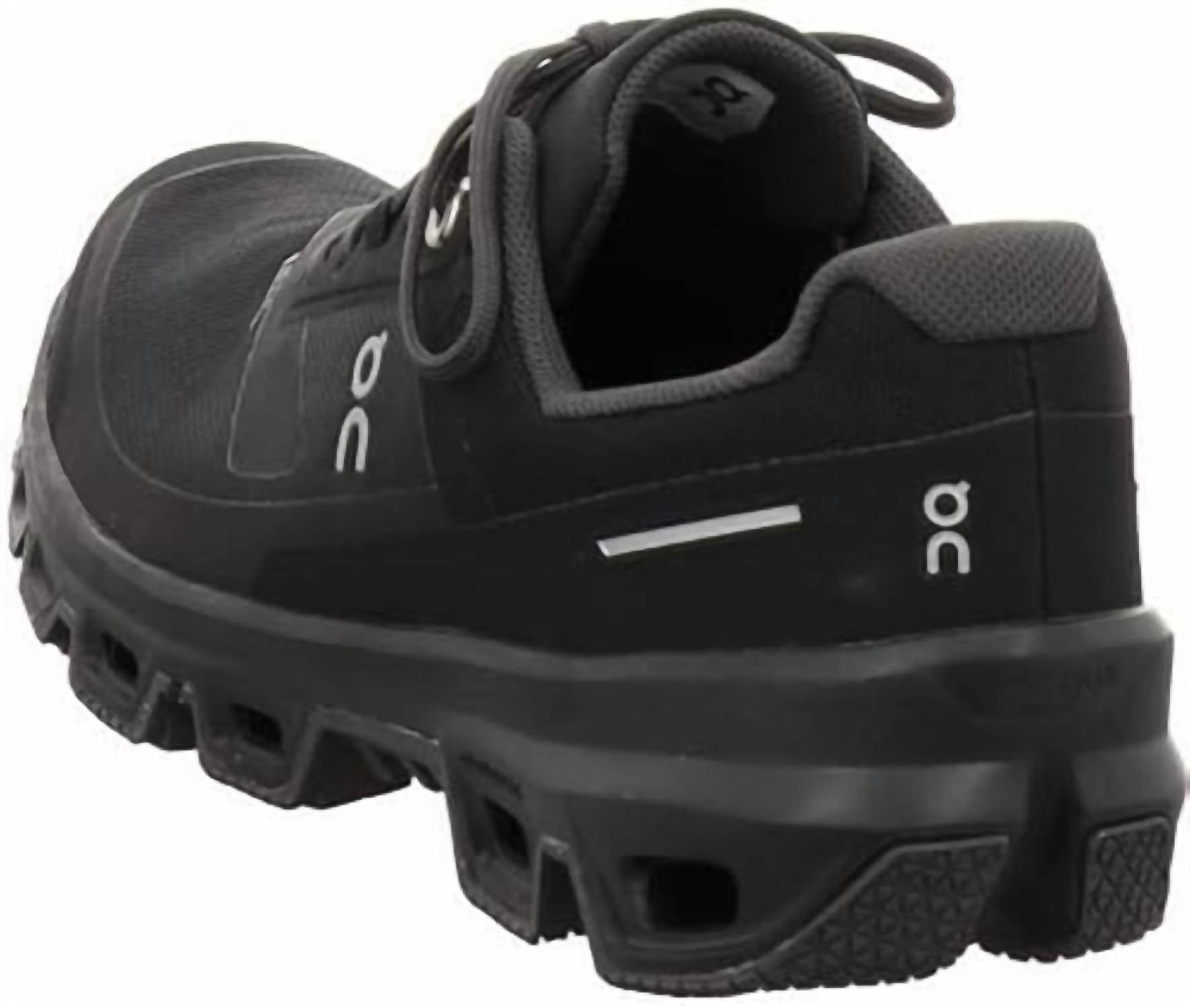On Women's Cloudventure Waterproof Trainers Shoes in black rock - women's sneaker - alternate view