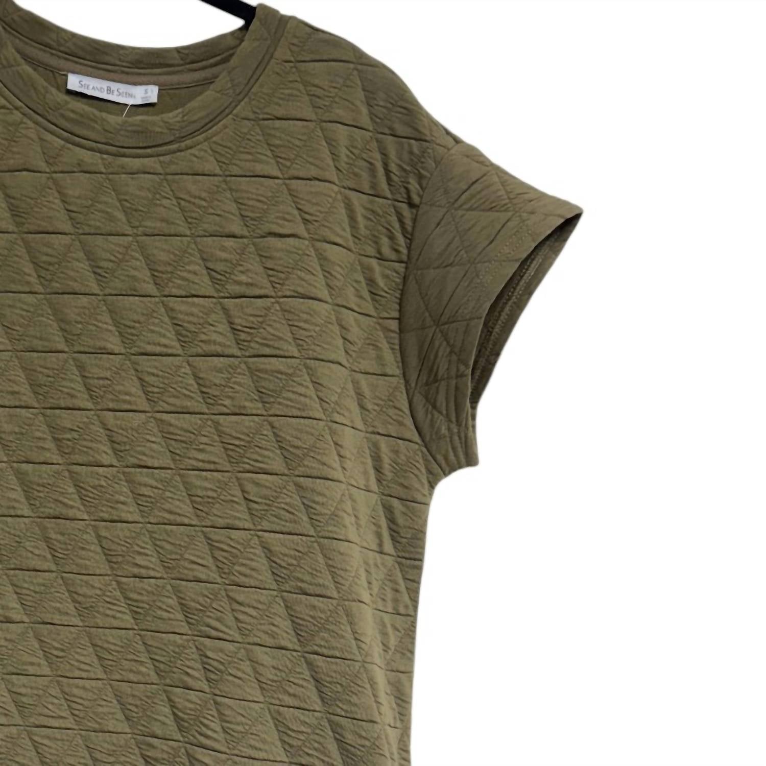 See And Be Seen - Women's Quilted Short Sleeve Top