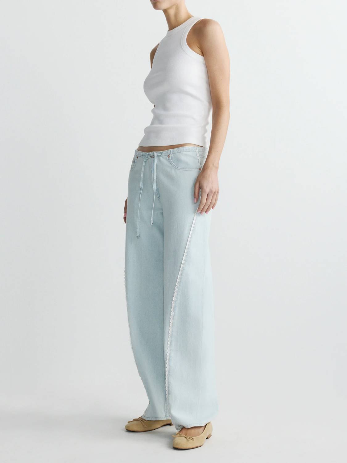 Dl1961 - Women'S - Sienna Low-slung Wide Leg Relaxed 31” Jeans