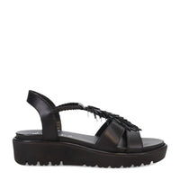 Ara Women's Bristol Sandal in black - women's sandal - detail view