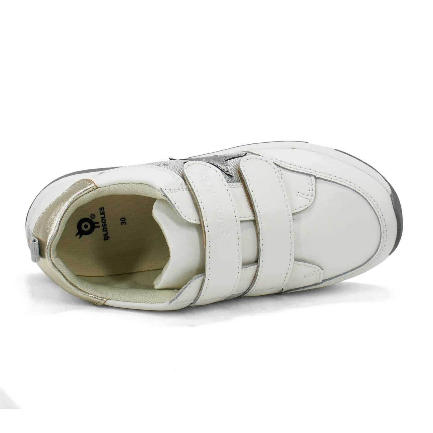 Oldsoles - Toddler's Star Squad Sneakers With Hook And Loop Closure