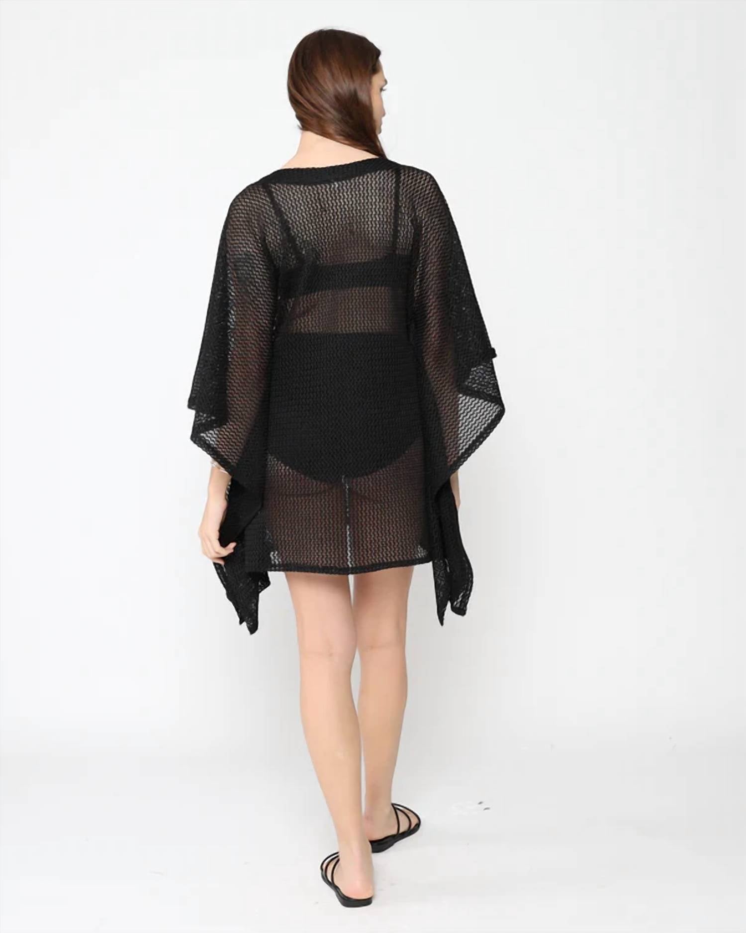 Ripley Rader - Fishnet Short Caftan