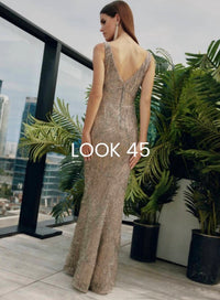Frascara - Sequin Tulle Gown