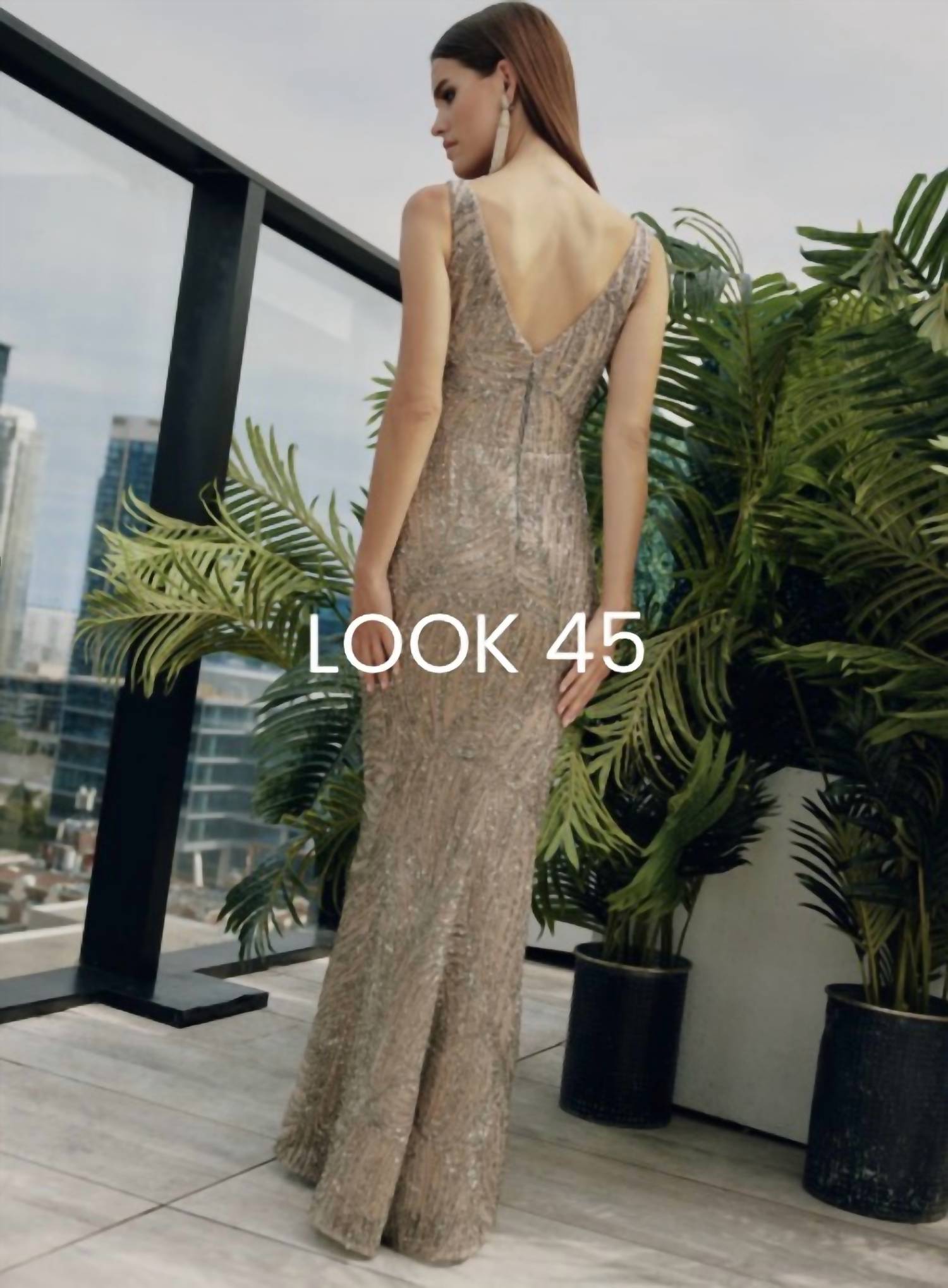 Frascara - Sequin Tulle Gown