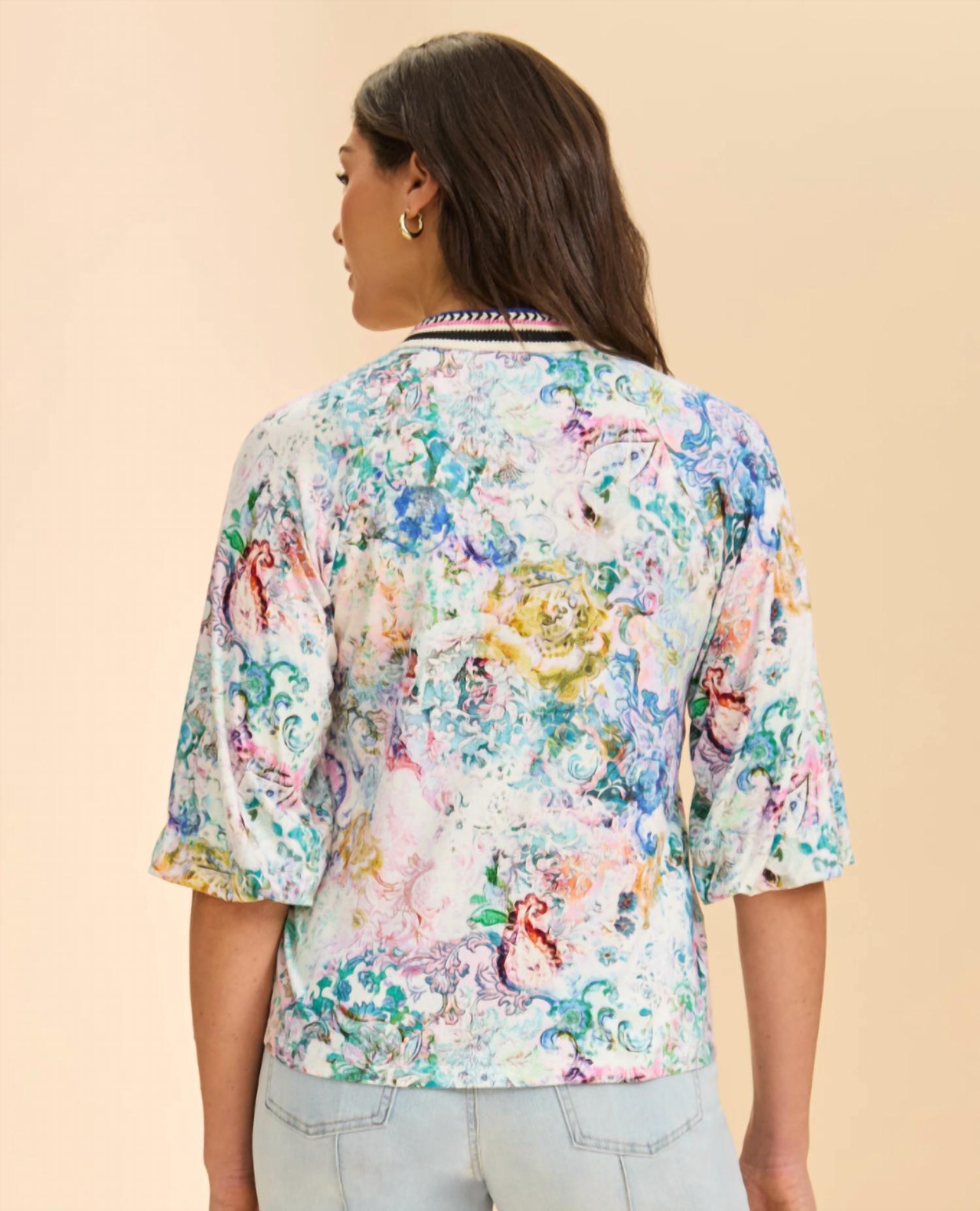 Fdj - Split Neck Top