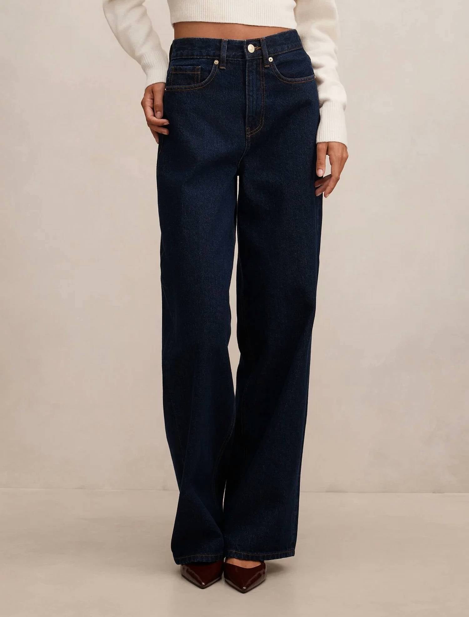Letter To Juliet - Gia High Rise Wide Leg Trouser Jean
