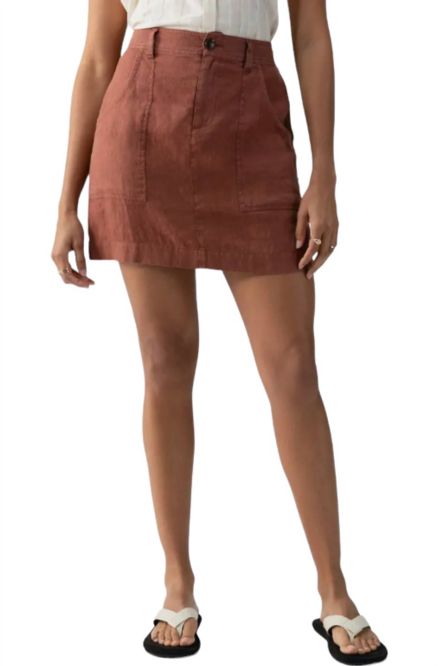 Sanctuary - Surplus Linen Skirt