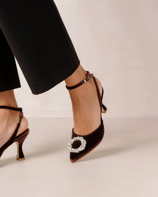 Alohas - Cinderella Crystal Embellished High-Heel Pumps