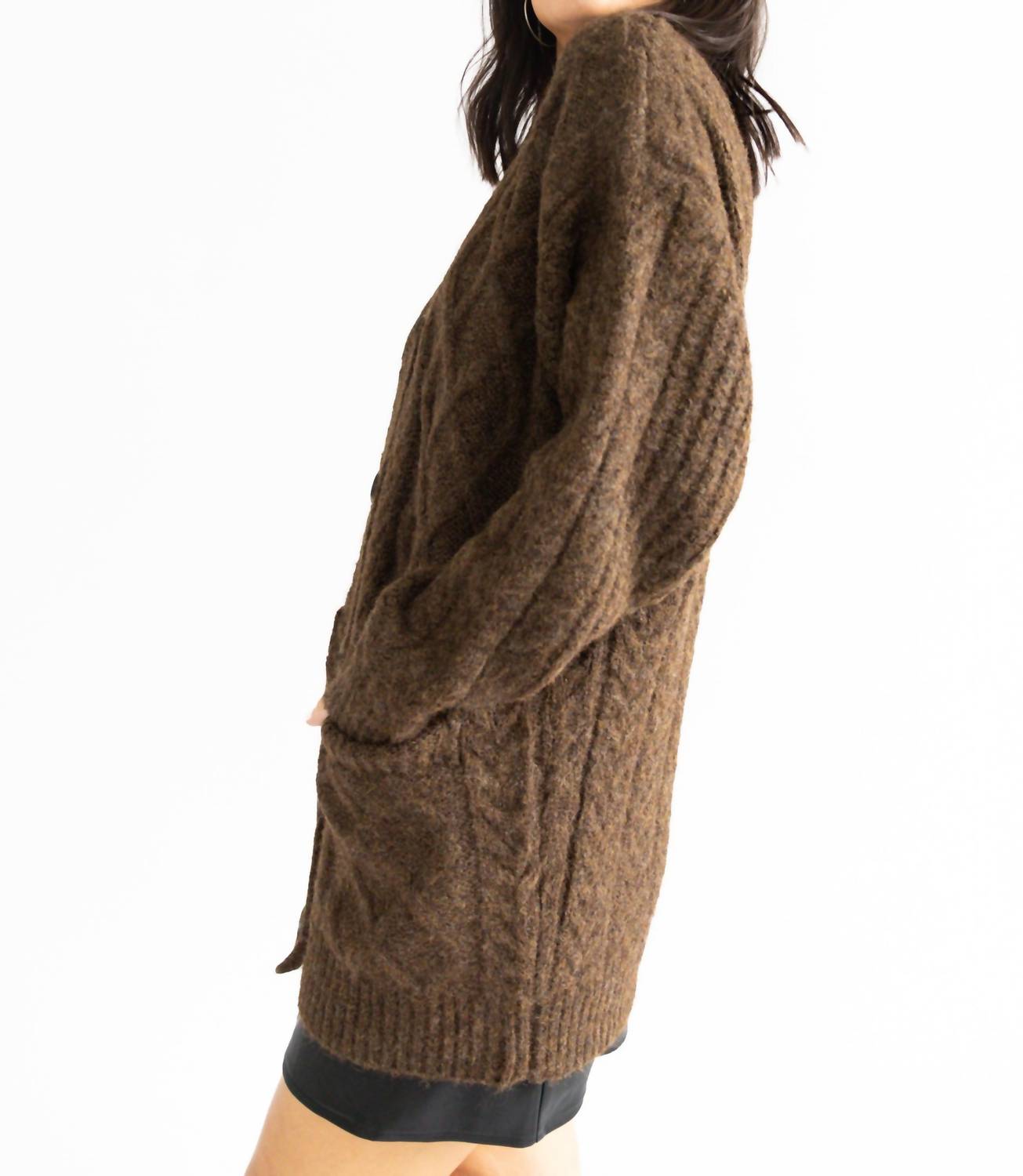 Astr - Charli Button Down Sweater