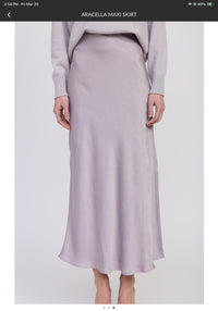 En Saison - Satin Maxi Skirt