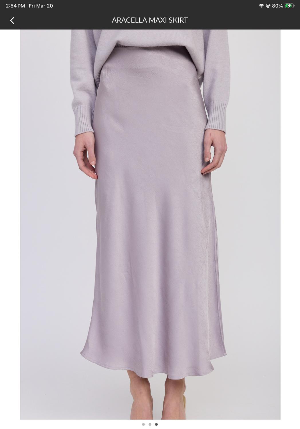 En Saison - Satin Maxi Skirt
