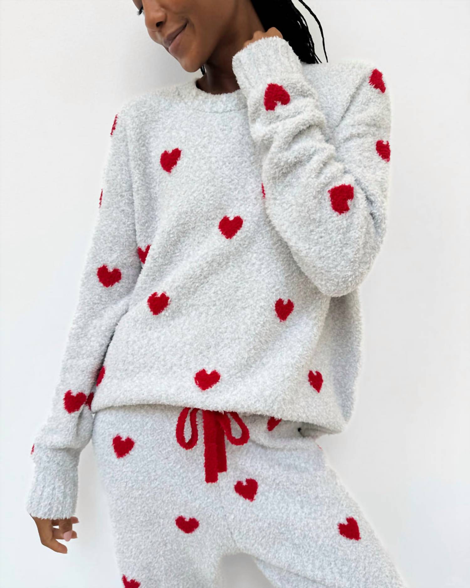 Splendid - Fuzzy Sweater Pajama Set