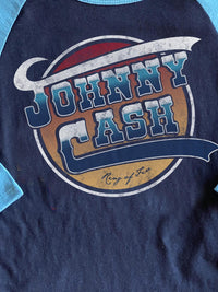 Rowdy Sprout - Kid's Johnny Cash Raglan Tee
