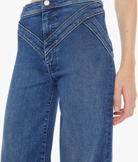 Mother - Criss Cross Roller High Rise Wide Leg Jeans