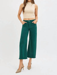 Risen - Wide Leg Cropped Jeans