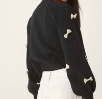Never Fully Dressed - SOPHIA BOW CARDIGAN