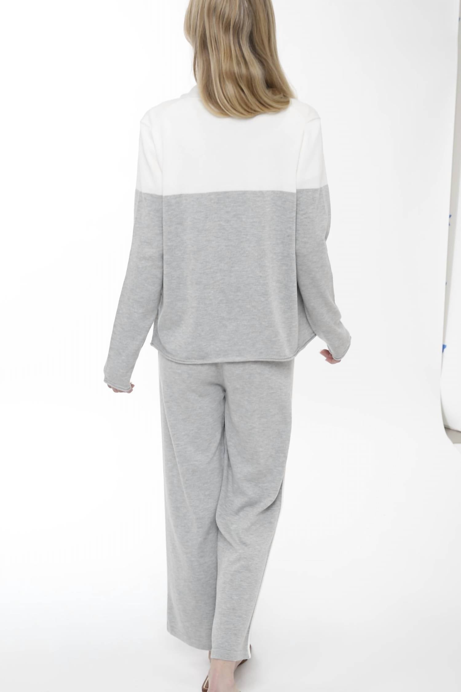 Incashmere - Contrast Side Piping Sweatpant