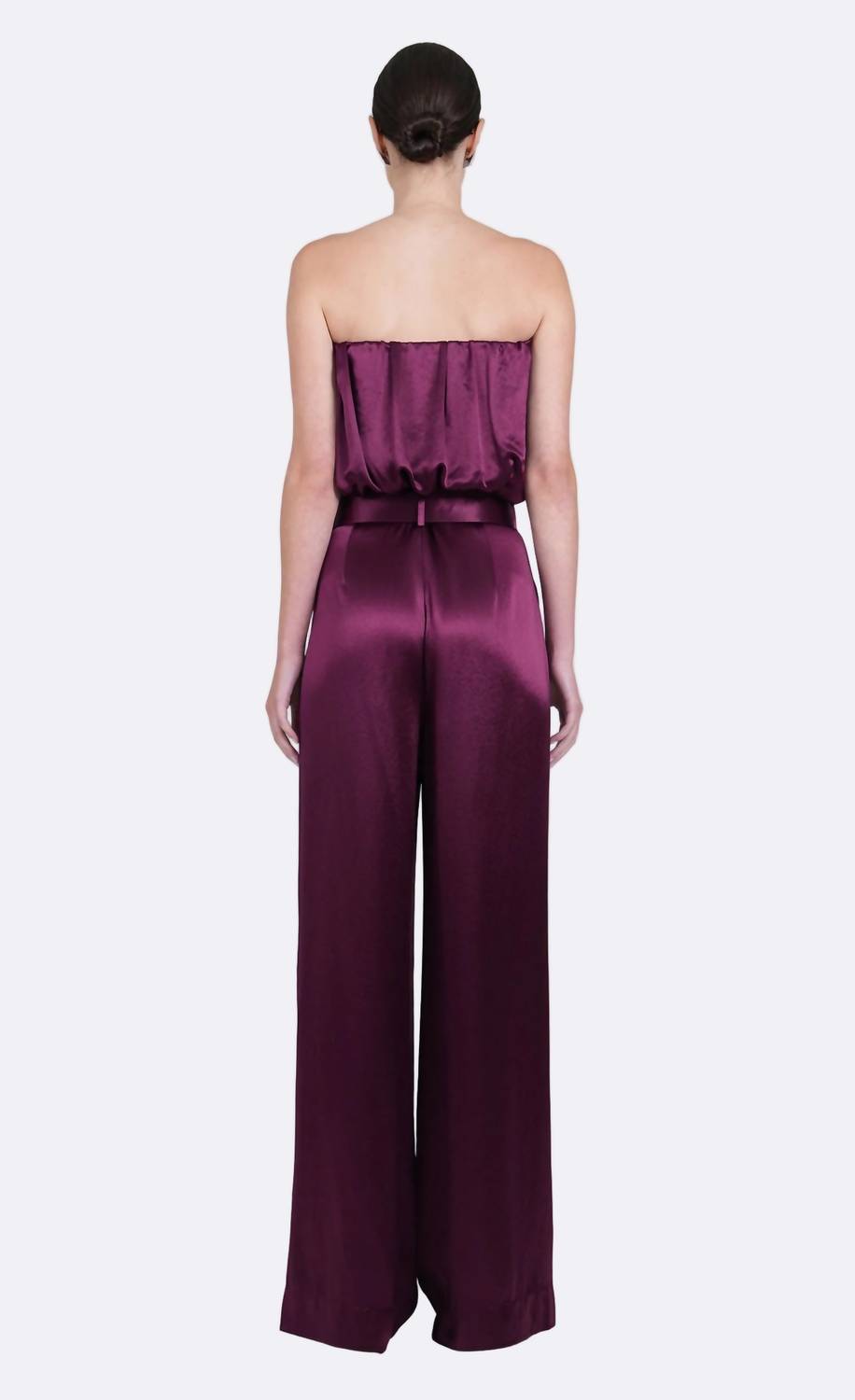 Nonchalant Label - May Strapless Corseted Bubble Crop Top
