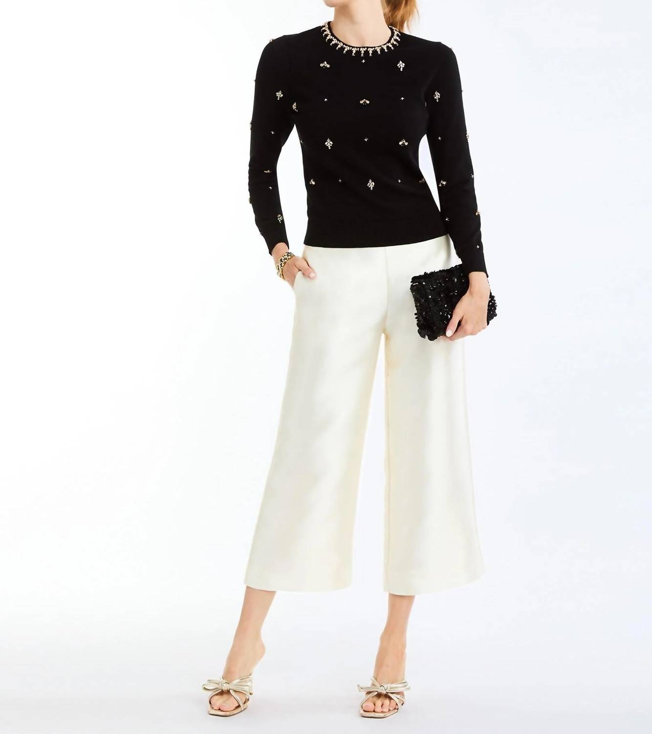 Mestiza New York - Cropped Shantung Pant