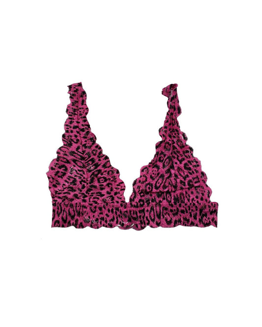 Women's Never Say Never Printed Triangle Bralette