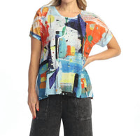 Jess & Jane - Malibu Soft Mesh Short Sleeve Top