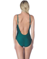 La Blanca - Twist Front Lingerie Strap One Piece Swimsuit