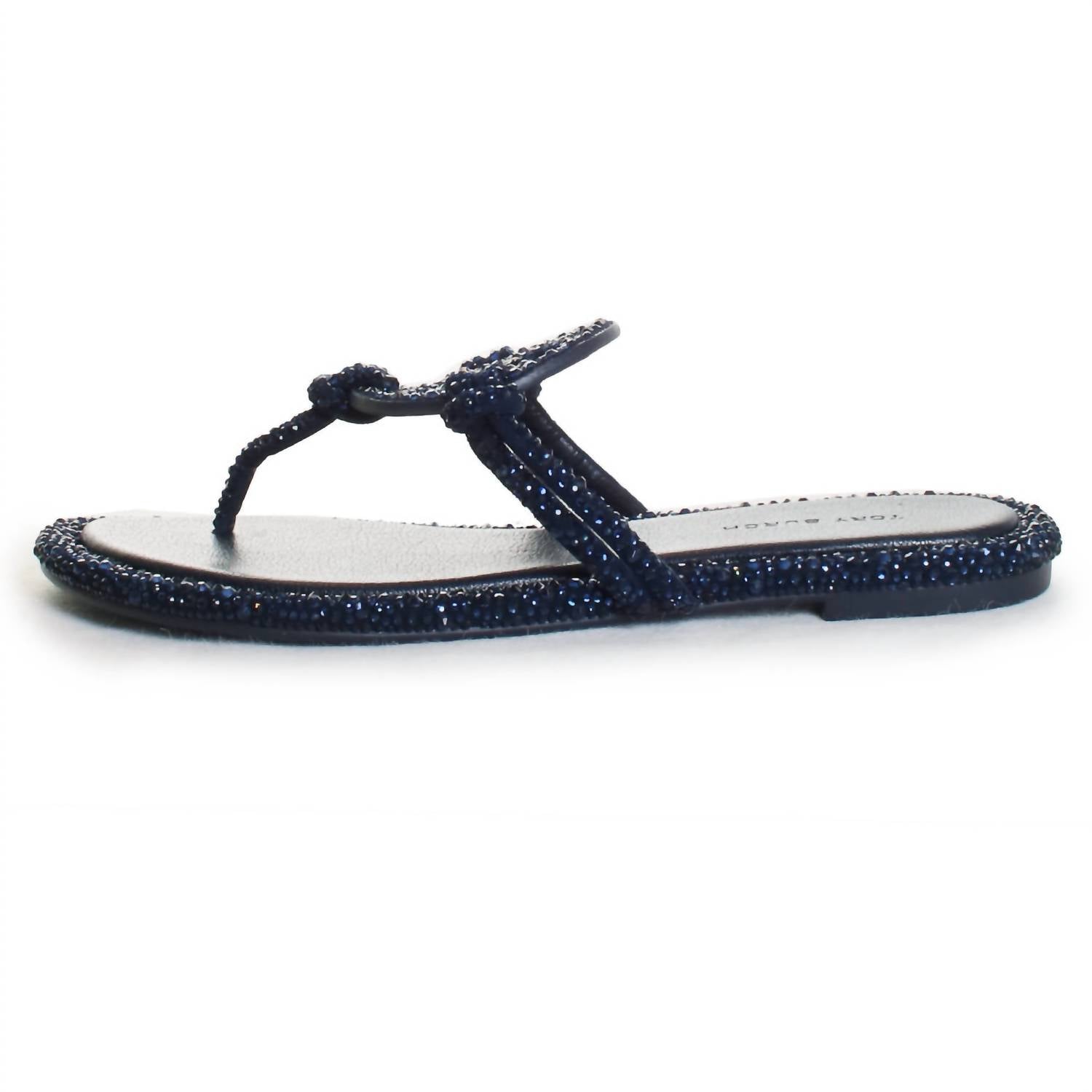 Tory Burch - Women's Miller Knotted Crystal Flip Flop Sandals
