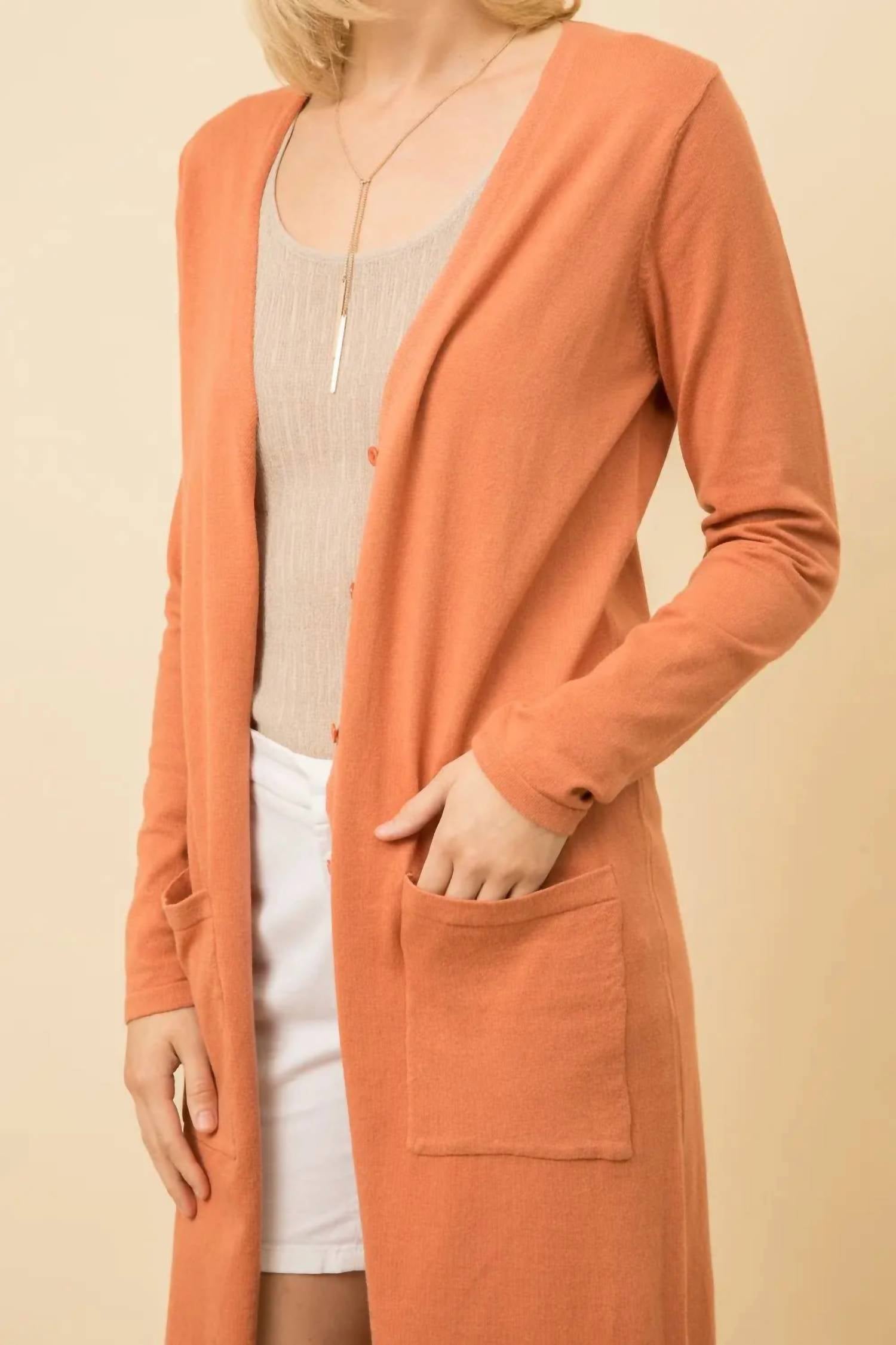 Mystree - Carly Long Sleeves Cardigan