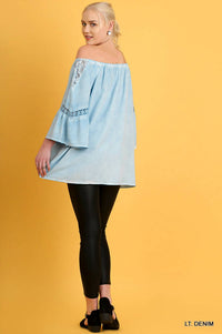Umgee - Off The Shoulder Lace Top - Plus