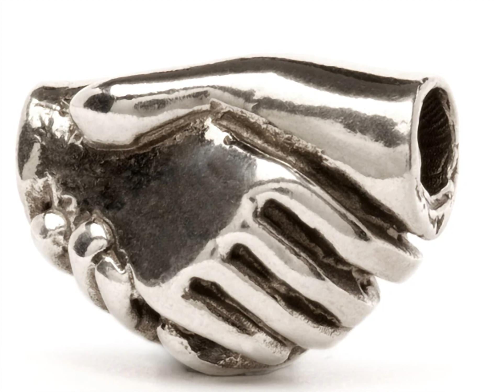 Trollbeads Friendship Sterling Bead in silver - women's jewelry