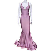 JESSICA ANGEL Women's Strappy Maxi Gown in lavender mist - women's dress