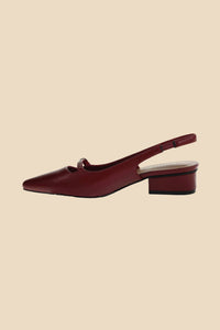 Chinese Laundry - Women's Maude Pointed Toe Slingback Low Heel