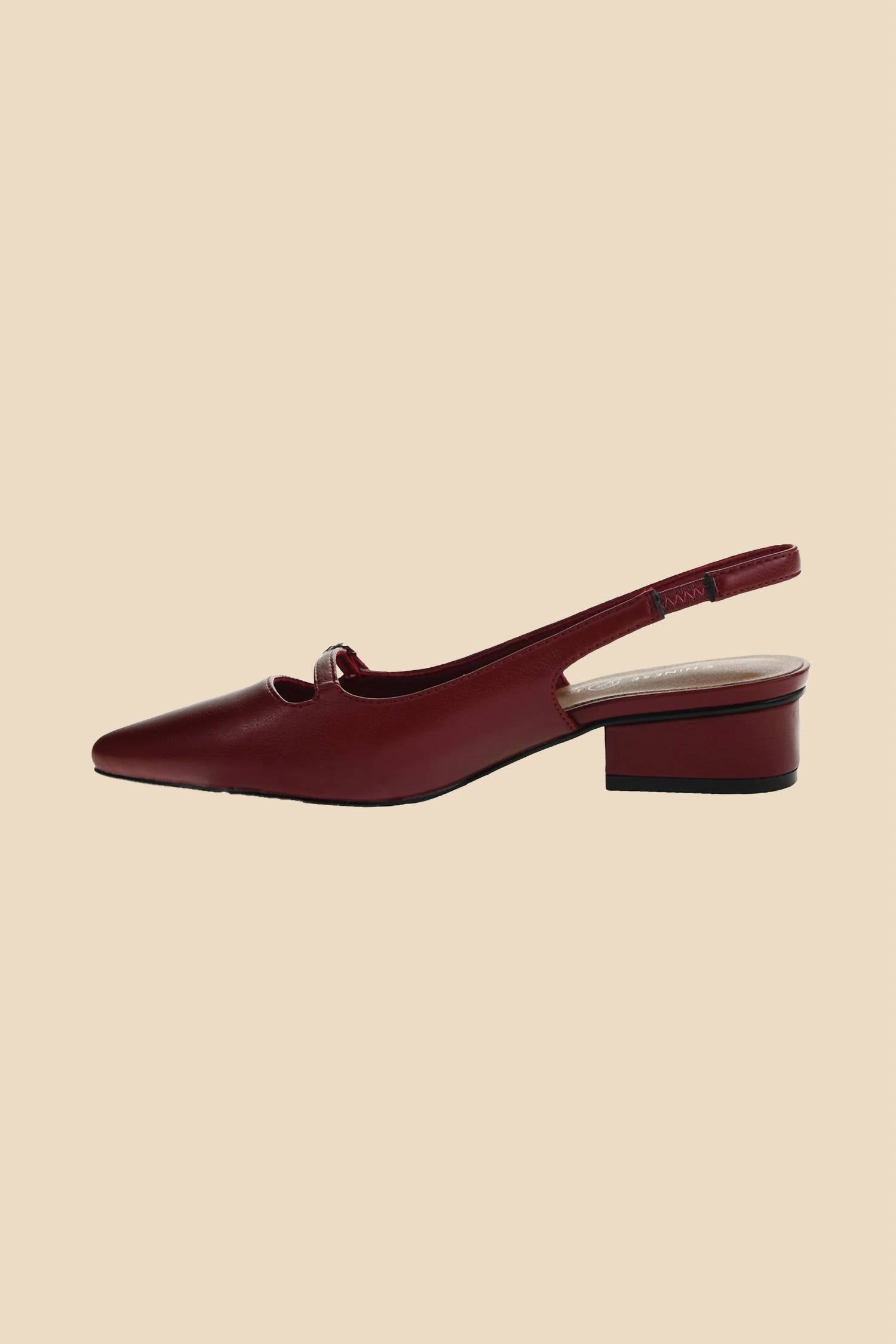 Chinese Laundry - Women's Maude Pointed Toe Slingback Low Heel