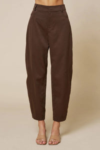 Lalavon - High Waist Barrel Trousers