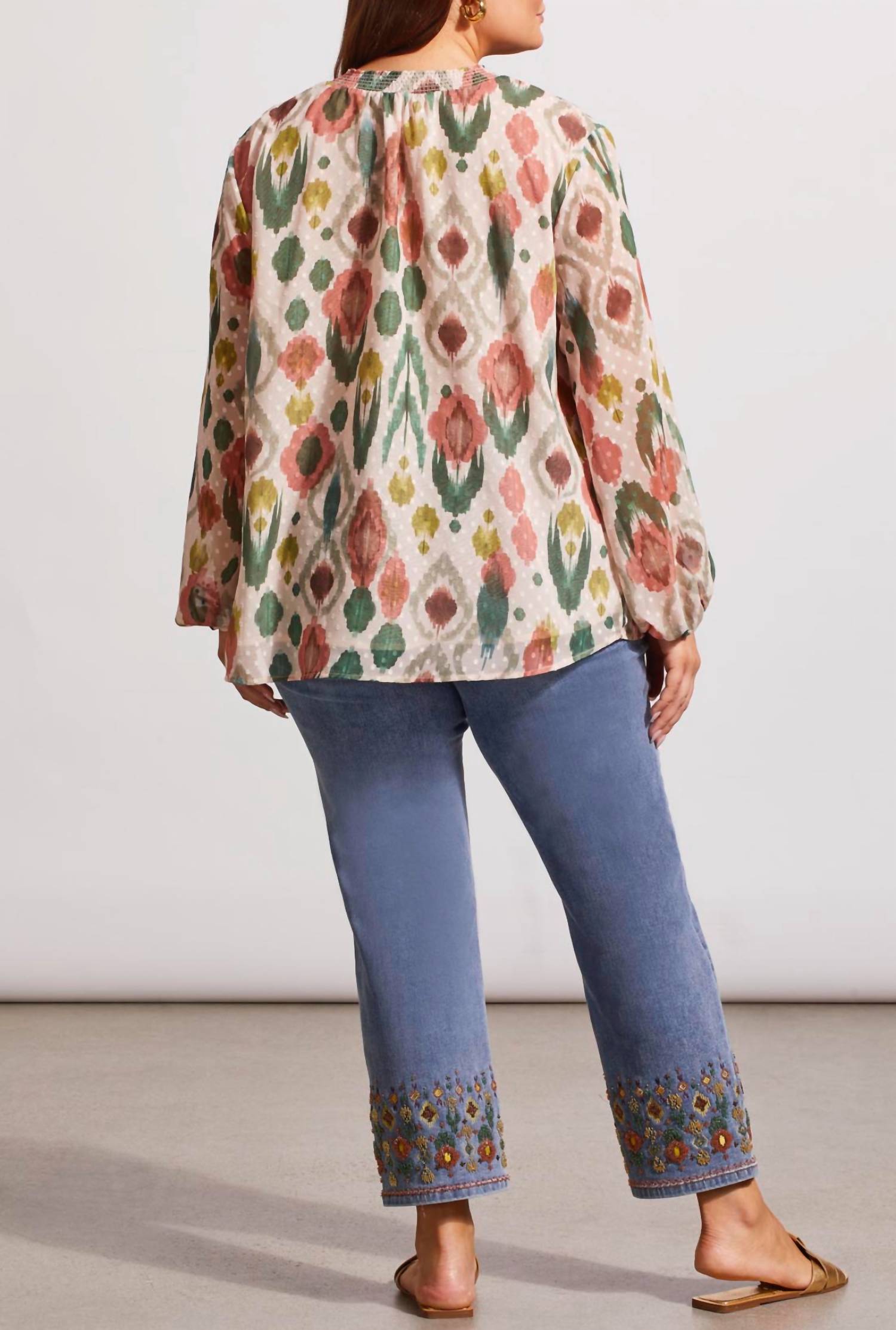 Tribal - PUFF SLEEVE BLOUSE