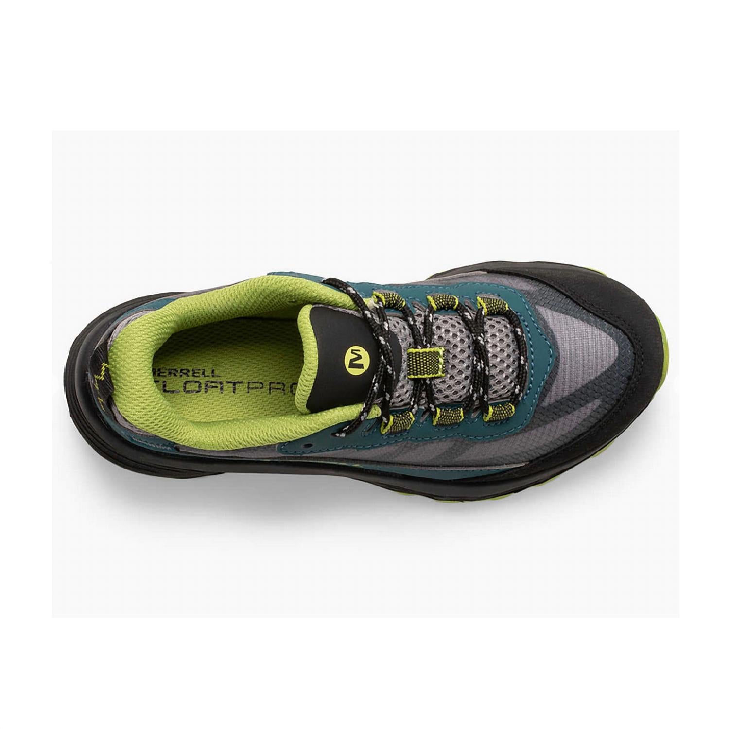 MERRELL Big Kid's Moab Speed Low Waterproof Hybrid Sneaker in deep green black - kids' sneaker - view 4