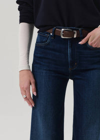 Citizens of Humanity Lyra Long Wide Jean in dark indigo - women's jeans - view 4