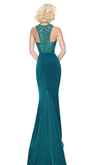 Sherri Hill - Jersey Sleeveless Prom Dress