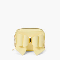 Like Dreams - Women's Mini Boxy Bow Vegan Crossbody Bag