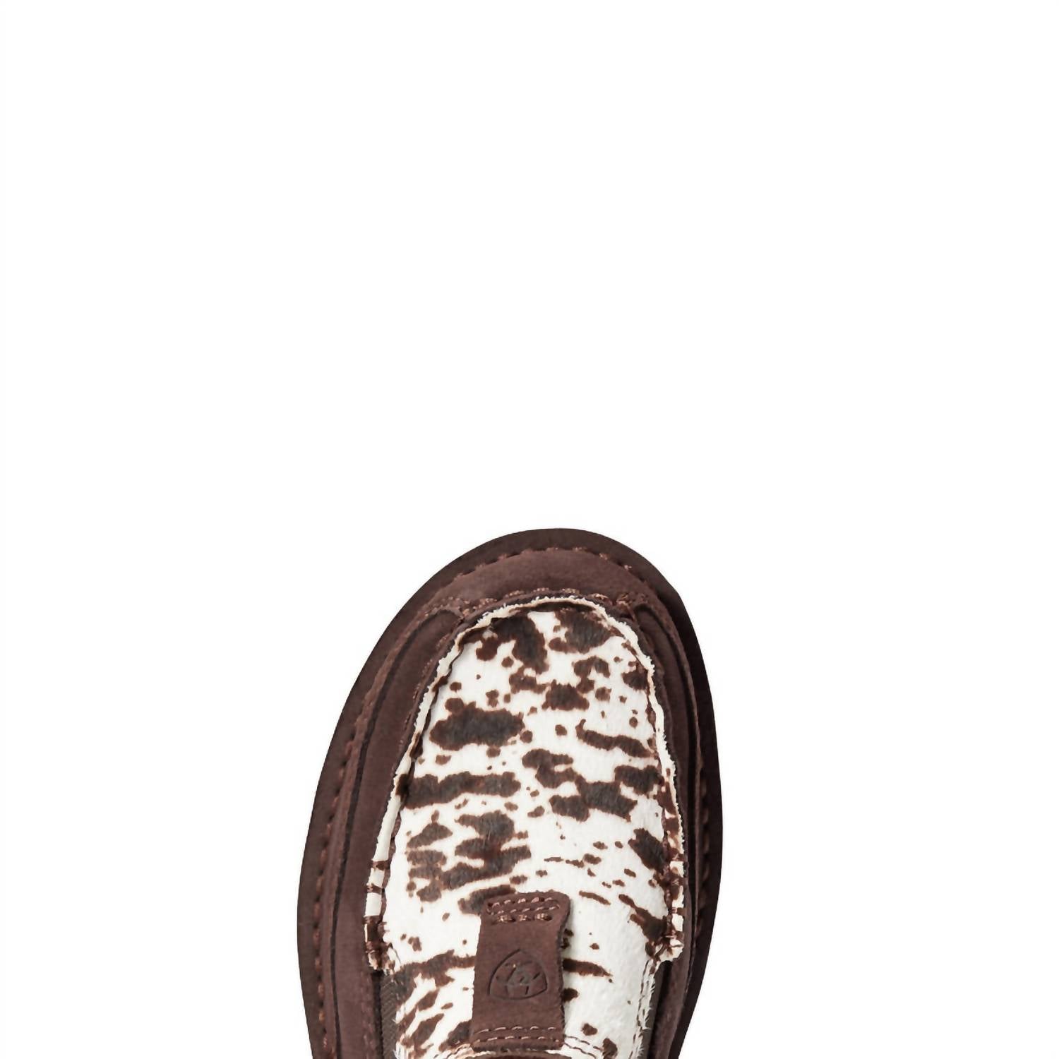 ARIAT Women's Cruiser Shoe in chocolate chip suede - women's flats - alternate view