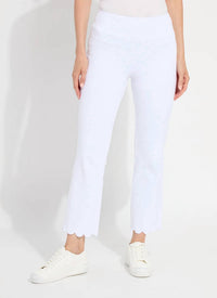 Lysse - Sage Scallop Edge Ankle Baby Boot Pants