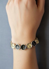 Joy Sparks Designs - Women's Typewriter Key Bracelet